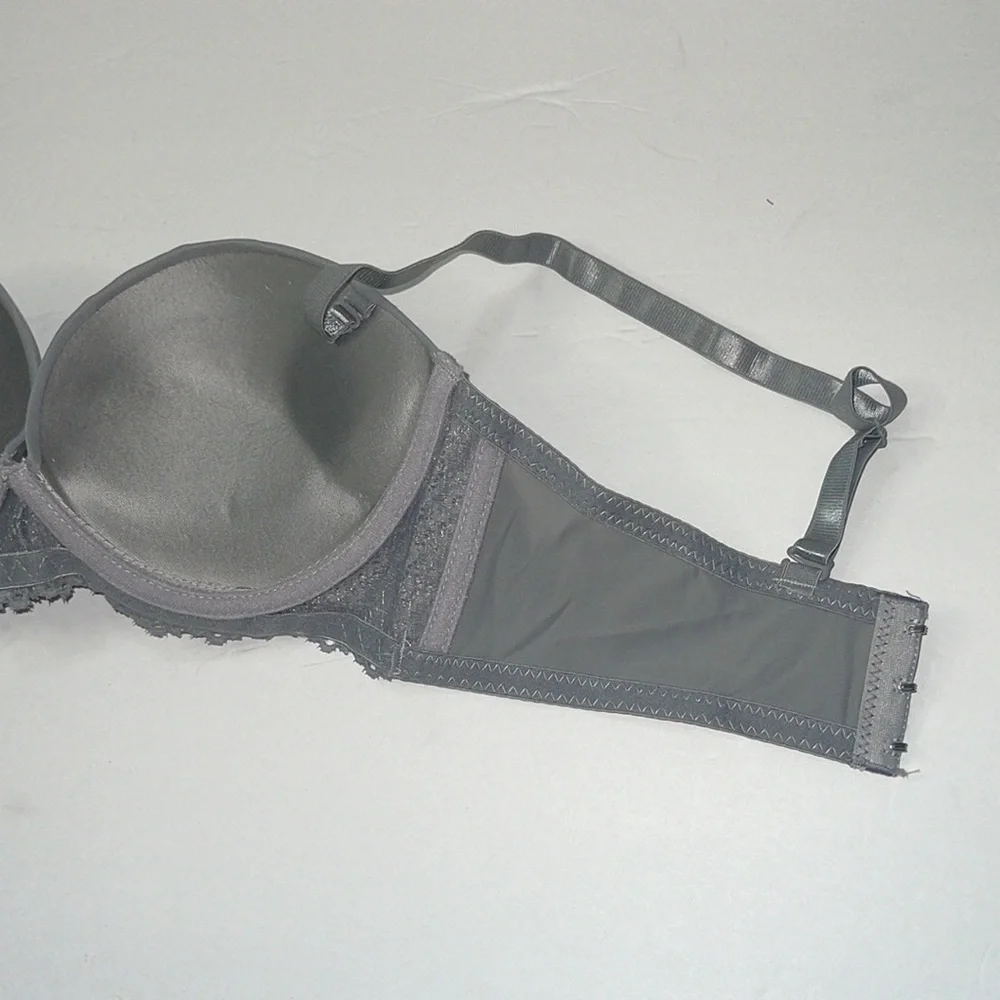 Super Push Up Extreme Padded Maximum Lift Lace Multi-way Strapless Bra.